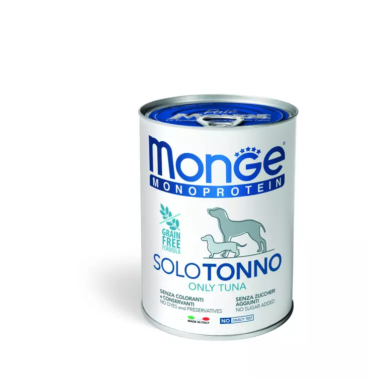 Monge dog adult Monoprotein Tonnikala 400g koiran märkäruoka - Koiran märkäruoat - 8009470014243 - 1