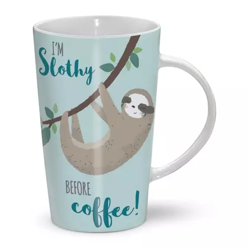 Otter House I'm Slothy Before Coffee Muki - Eläinaiheiset tavarat - 5017680046933 - 1