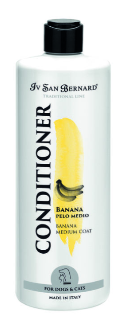 Iv San Bernard Conditioner Banana 500ml Hoitoaine Koirille ja Kissoille - Koiran shampoot ja hoitoaineet - 8022767038494 - 1