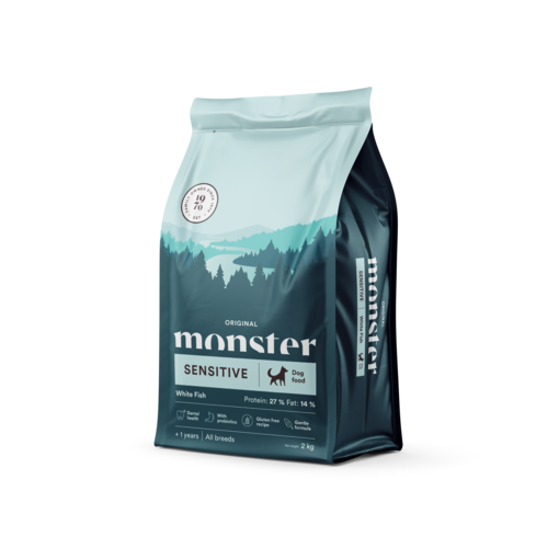 Monster Dog Original Sensitive All Breed koiranruoka - Monster kuivaruoat - 7350040124574 - 0