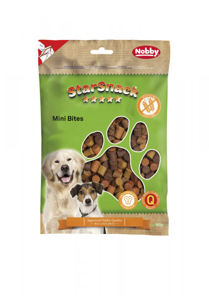 Nobby StarSnack Grain Free Mini Bites koiranherkku 180g - Koiran herkut - 4033766797934 - 1