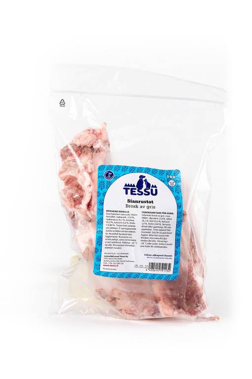 TESSU Sianrustot 1kg - Muut koiran raakaruoat - 6420614791134 - 1