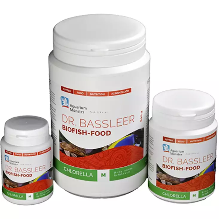 Dr Bassleer Biofishfood Chlorella M - Kalojen kuivaruoka - 4005258002734 - 1