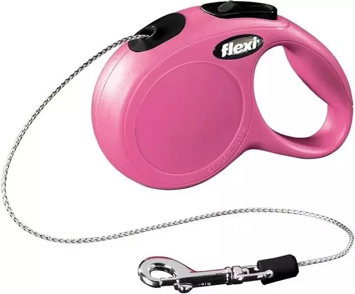 Flexi New Classic 5m Cord Pinkki - Koiran fleksit - 4000498022634 - 1