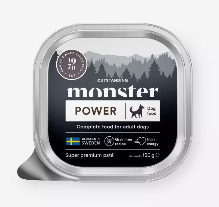 Monster Dog Power Pate 150g koiran märkäruoka - Koiran märkäruoat - 7350040127544 - 1