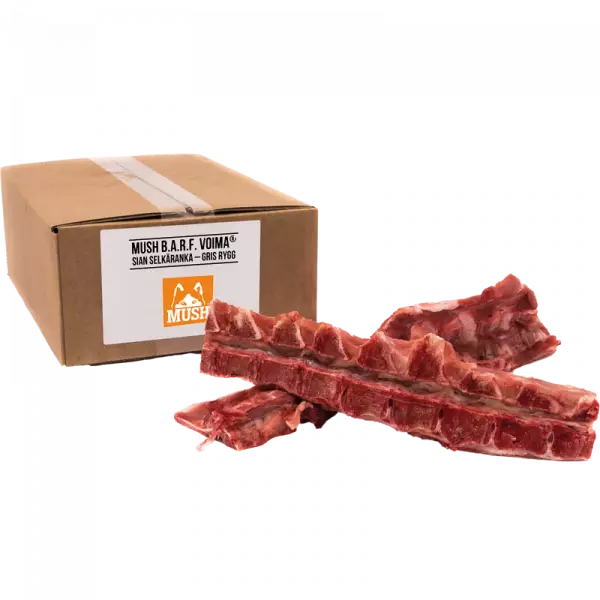 MUSH Sian Selkäranka 2,5kg - MUSH koiran pakasteruoat - 6430023291354 - 1