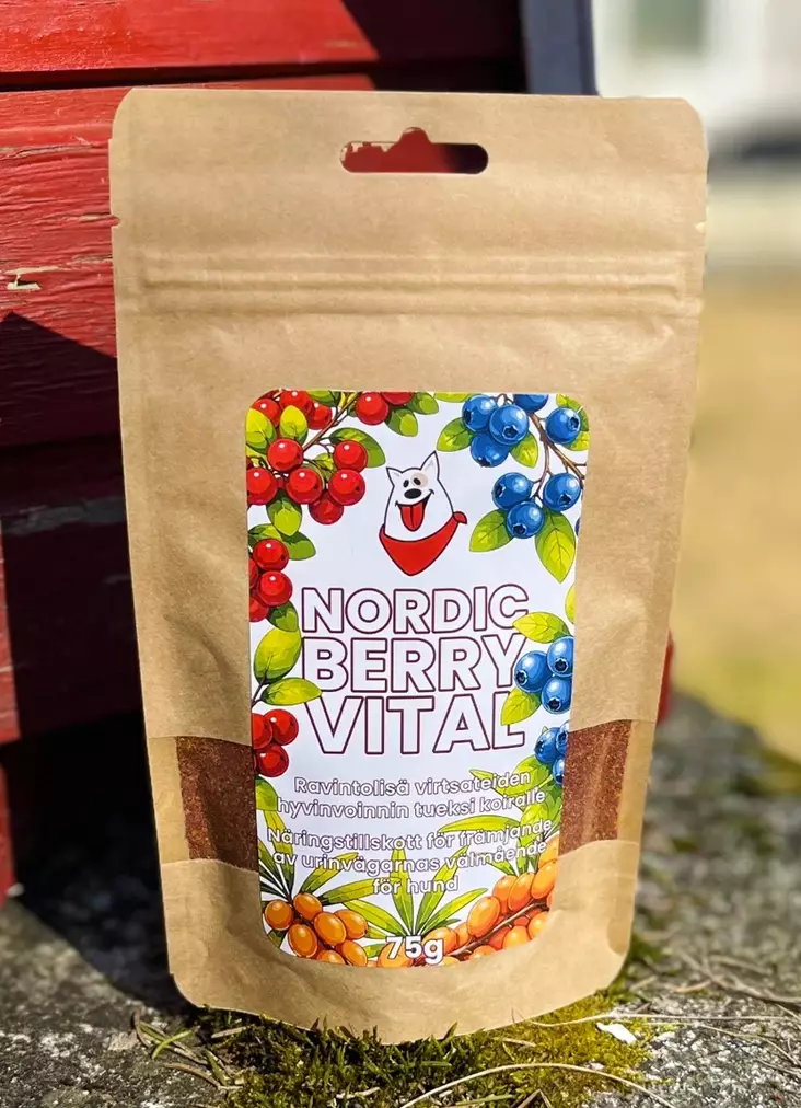 Nordic Berry Vital 75g - Koiran lisäravinteet - 6429830298724 - 1