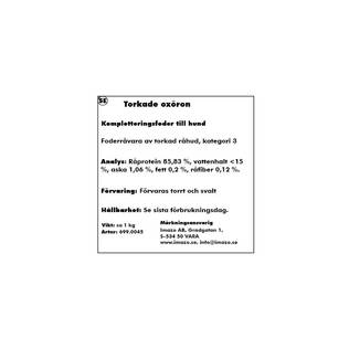 Naudankorvat 1 kg pussi - Koiran puruluut - 7330002005745 - 2