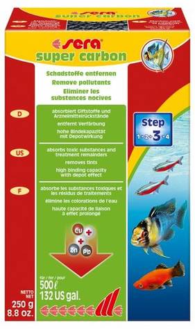 Sera Super Carbon - Akvaarion suodattimet - 4001942084055 - 2