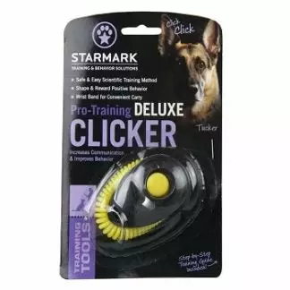 Starmark Deluxe Clicker Koulutusnaksutin - Koiran koulutuksen apuvälineet - 873199001215 - 1