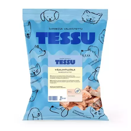 TESSU Kirjolohifilepalat 800g - Muut koiran raakaruoat - 6420614792575 - 1