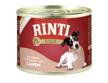 Rinti Gold lammaspaloja 185g täysravinto - Koiran märkäruoat - 4000158910325 - 1