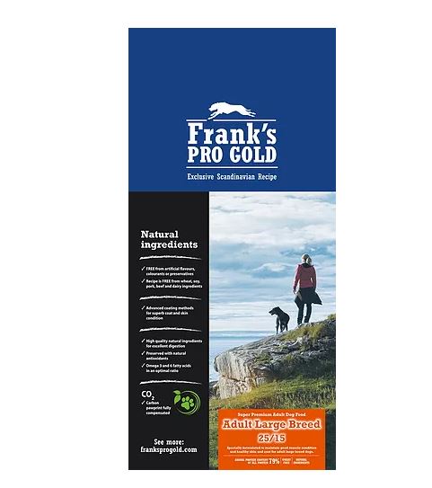 Frank’s Pro Gold Adult Large Breed koiranruoka - Franks Pro Gold kuivaruoat - 6420140015865 - 1