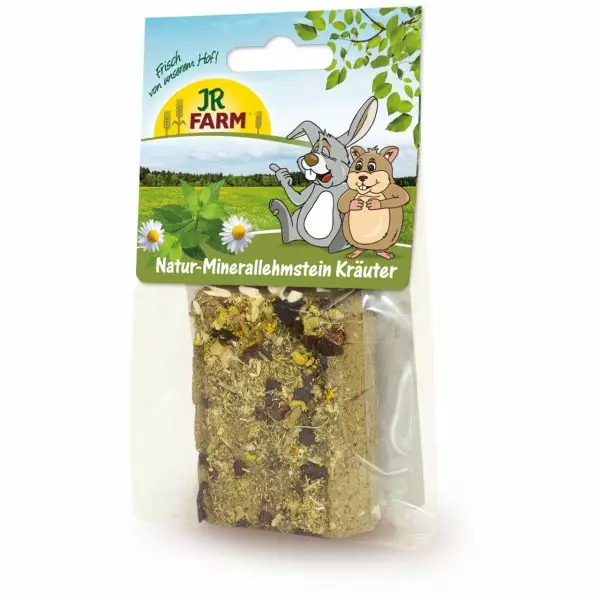 Jr. Farm Natural Mineral Adobe Herbs mineraalikivi - Kanin ja jyrsijän lisäravinteet - 4024344082535 - 1