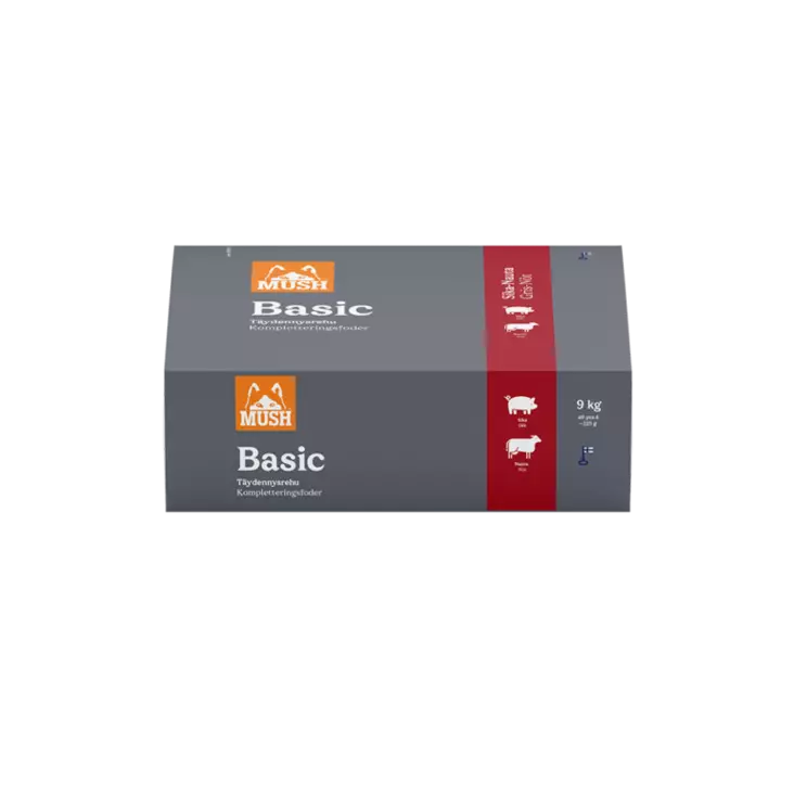MUSH Basic Pork-Beef 9kg - MUSH koiran pakasteruoat - 6430023291385 - 1
