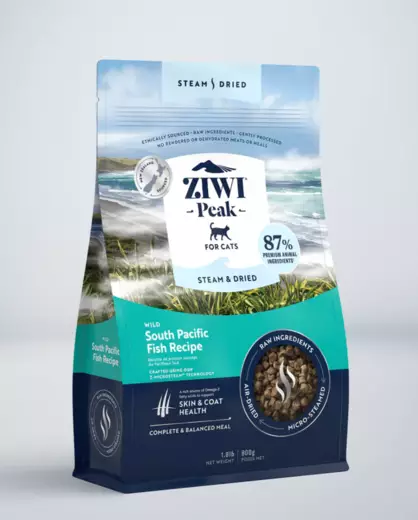 ZiwiPeak Uuden-Seelannin Steam & Dried Kala 800g - Kissan erikoiskuivaruoat - 9421038210055 - 1