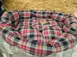 Lumberjack punainen koiran peti 85 cm - Koiran reunalliset pedit - 5028441088666 - 1