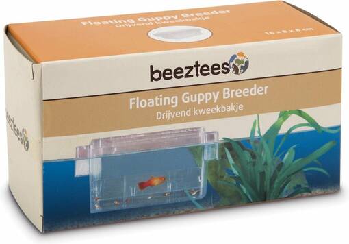 BeezTees Floating Guppy Breeder S 16x8x8cm - Akvaarion hoitotarvikkeet - 8712695006466 - 1