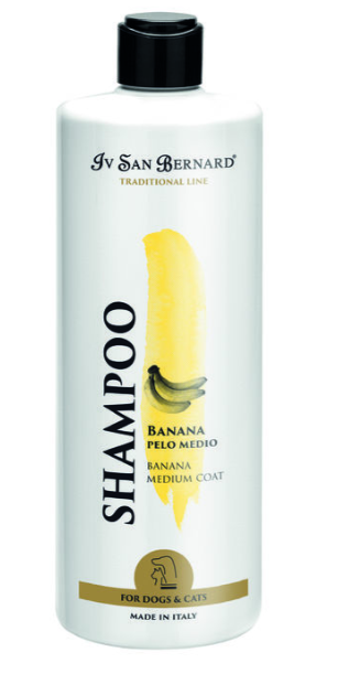Iv San Bernard Shampoo Banana 500ml Koirille ja Kissoille - Koiran shampoot ja hoitoaineet - 8022767038166 - 1
