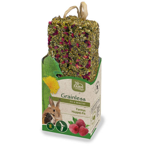 JR Farm Viljaton Hoppel-Fit herkku 140 g - Kanin ja jyrsijän herkut - 4024344246036 - 1