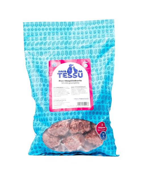 TESSU Possunsydänkuvio 1kg - Muut koiran raakaruoat - 6420614792476 - 1