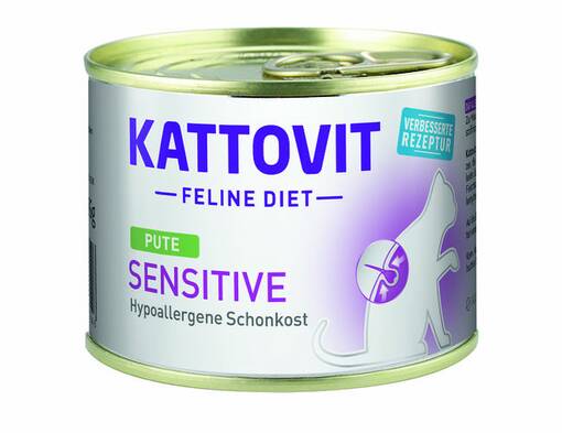 KATTOVIT Sensitive Kalkkuna kissan märkäruoka 185g - Erikoismärkäruoat - 4000158780546 - 1