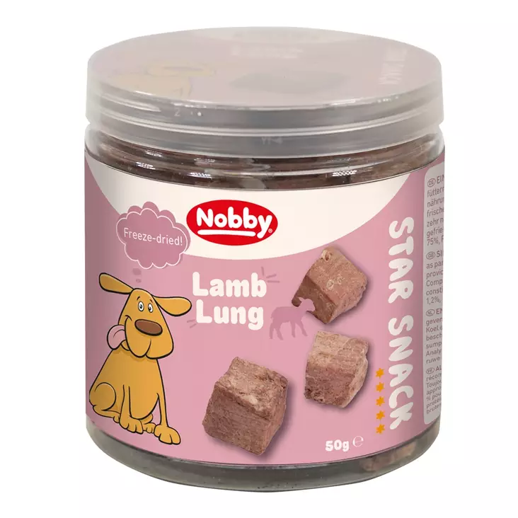 StarSnack FD Lamb Lung – lampaan keuhkokuutiot 50g - Koiran herkut - 4033766509766 - 1