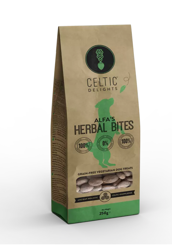 Celtic Alfa's Herbal Bites Kasvis-herkku koiranherkku - Koiran herkut - 5425038503616 - 1
