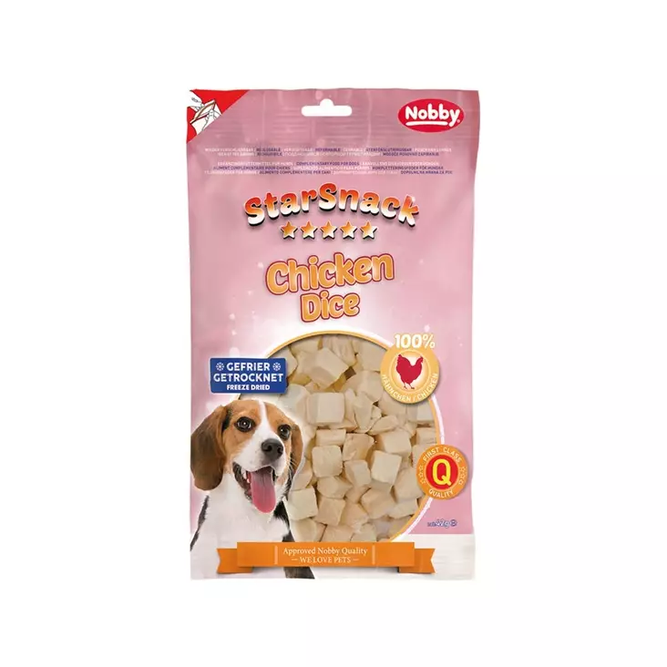 Nobby StarSnacks Chicken Dice - Koiran herkut - 4033766507946 - 1
