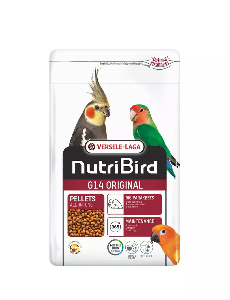 Versele-Laga NutriBird G14 lintupelletti 1kg - Lintujen ruoka ja herkut - 5410340221136 - 1