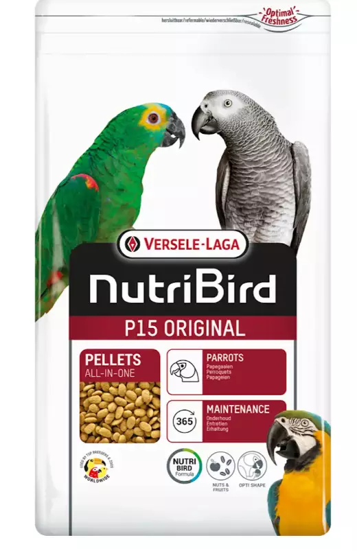 Versele-Laga Nutribird P15 Original 3 kg - Lintujen ruoka ja herkut - 5410340221266 - 1