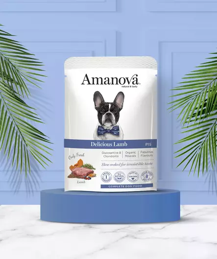 Amanova Dog Delicious lamb 100g - Koiran märkäruoat - 8413037372767 - 2