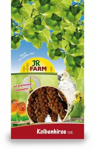 Jr. Farm Punainen Hirssintähkä linnuille 250g - Lintujen ruoka ja herkut - 4024344005077 - 1