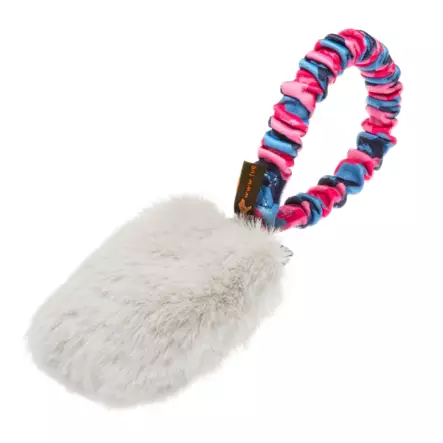 Tug-E-Nuff Faux Fur Pocket Bungee Squeaker koiranlelu - Koiran treenilelut - 5060428316447 - 2