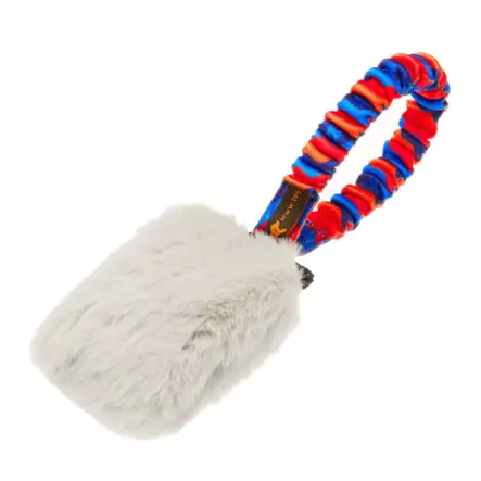 Tug-E-Nuff Faux Fur Pocket Bungee Squeaker koiranlelu - Koiran treenilelut - 5060428316447 - 1