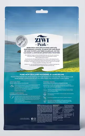 ZiwiPeak Makrilli & Lammas 400g Kissan kuivaruoka - Kissan erikoiskuivaruoat - 9421016594177 - 2
