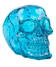 Penn-Plax Crystal Skull Blue pääkallo akvaariokoriste - Akvaariokoristeet - 030172099007 - 1