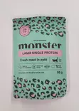 Monster Cat Adult Lamb 85g kissan märkäruoka - Märkäruokapussit - 7350040124857 - 2