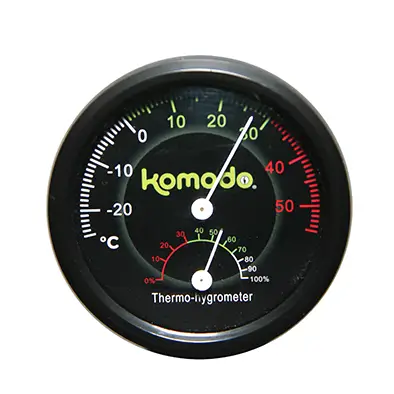 Combined Thermometer & Hygrometer Analog Analoginen Lämpö- ja kosteusmittari - Terraarion sisustus - 701029824027 - 1