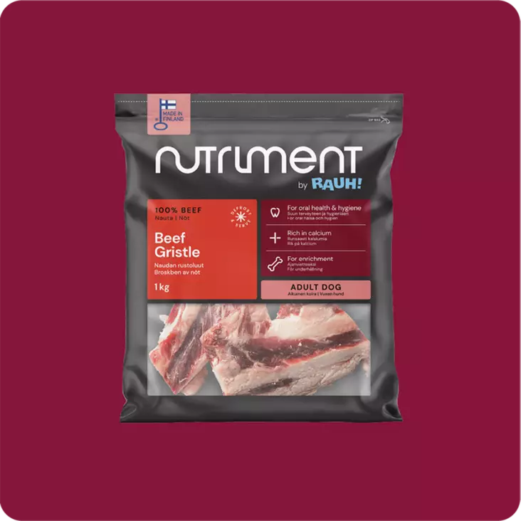 RAUH! Nutriment Naudan rustoluu 1kg - Muut koiran raakaruoat - 6410180002017 - 1