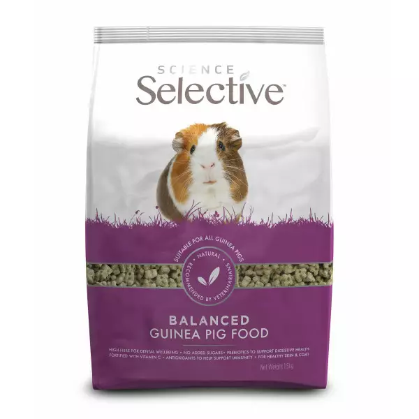 Supreme Science Selective Guinea Pig Food 1,5kg marsun ruoka - Jyrsijöiden ruoat - 5015622208067 - 1