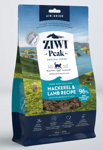 ZiwiPeak Makrilli & Lammas 400g Kissan kuivaruoka - Kissan erikoiskuivaruoat - 9421016594177 - 1
