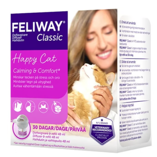 Feliway Classic Aloituspakkaus rauhoittava feromoni kissoille - Kissan lisäravinteet - 3411112169528 - 2