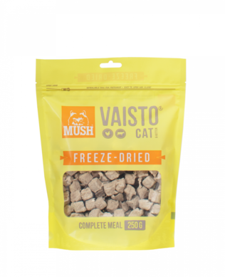 MUSH Vaisto CAT Keltainen Freeze-Dried Kana-Nauta kissan täysravinto - Kissan erikoiskuivaruoat - 7350086573138 - 1