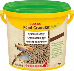 Sera Pond Granulat Nature 3,8l 600g - Kalojen kuivaruoka - 4001942071758 - 1