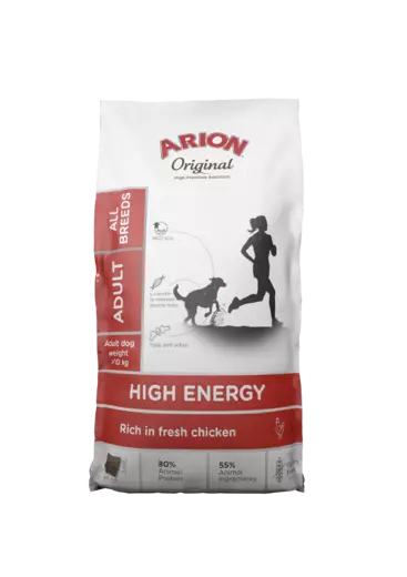 Arion High Energy Kana All Breed Adult 12 kg Koiran kuivaruoka - Arion kuivaruoat - 5414970060868 - 1
