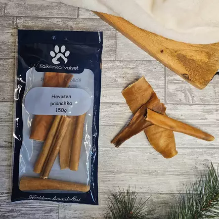 Hevosen päänahka 150g - Koiran herkut - 6417728003178 - 2