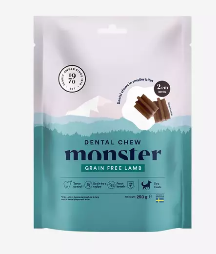 Monster Dog Dental Bites Lamb Lampaanmakuinen Purutikku - Koiran puruluut - 7350040127568 - 1