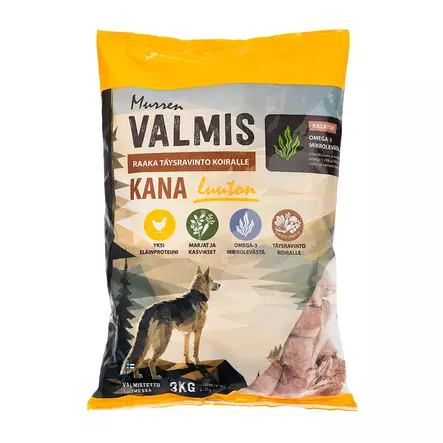 Murren Valmis Kana 3kg - Muut koiran raakaruoat - 6440006515018 - 1