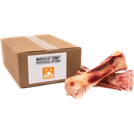 MUSH Naudan putkiluu 3kg - MUSH koiran pakasteruoat - 6430023291378 - 1